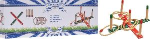 Bekijk leuke cadeautip : Ringwerpen Hout - 40 cm - spel - buitenspelen - buitenspel - tuin